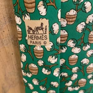 Hermes tie.